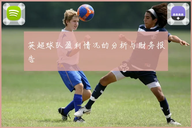 英超球队盈利情况的分析与财务报告